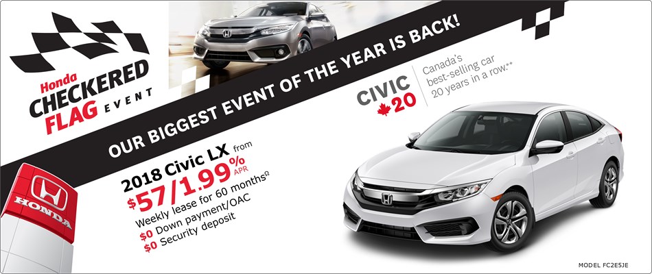 2018 Honda Civic LX | Honda Checkered Flag Event 2018 Honda Civic LX | Honda Checkered Flag Event