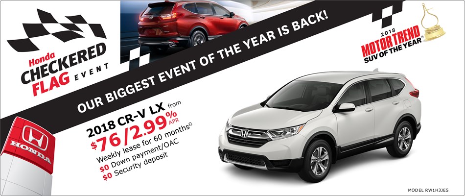 2018 Honda CR-V LX | Honda Checkered Flag Event 2018 Honda CR-V LX | Honda Checkered Flag Event