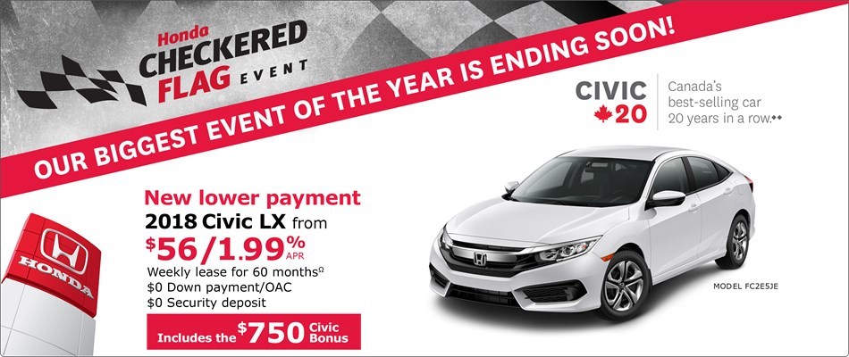 2018 Honda Civic LX | Honda Checkered Flag Event 2018 Honda Civic LX | Honda Checkered Flag Event