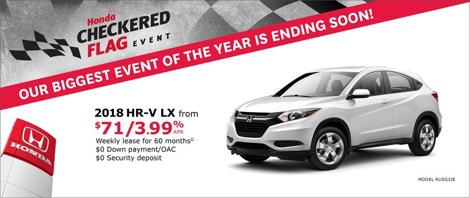 2018 Honda HR-V LX | Honda Checkered Flag Event 2018 Honda HR-V LX | Honda Checkered Flag Event
