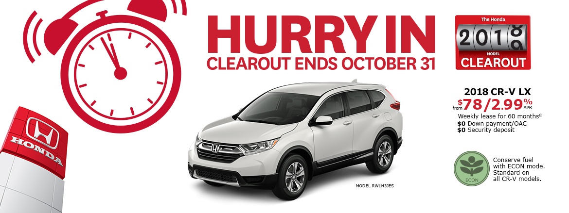 2018 Honda CR-V LX | Honda 2018 Clearout Event 2018 Honda CR-V LX | Honda 2018 Clearout Event