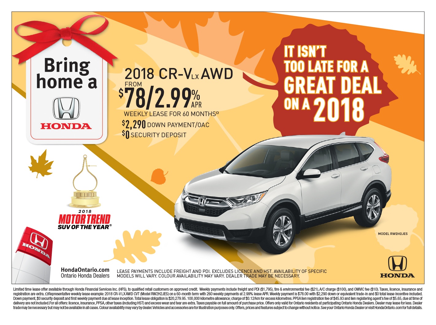 2018 Honda CR-V LX | Bring Home a Honda Event 2018 Honda CR-V LX | Bring Home a Honda Event