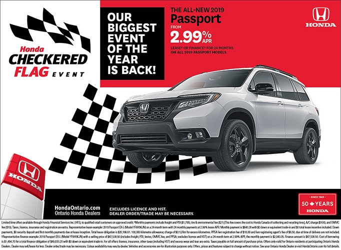 2019 Honda Passport | May Checkered Flag Event 2019 Honda Passport | May Checkered Flag Event