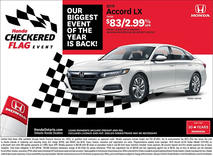 2019 Honda Accord LX | May Checkered Flag Event 2019 Honda Accord LX | May Checkered Flag Event