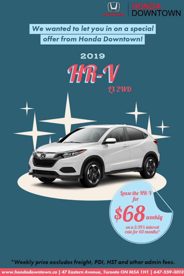 Honda HR-V July 2019 Honda HR-V July 2019