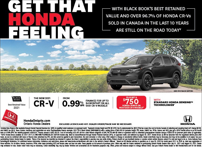 2021 Honda CR-V Finance 2021 Honda CR-V Finance
