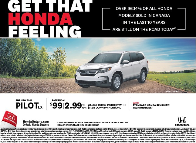 2021 Honda Pilot LX 2021 Honda Pilot LX