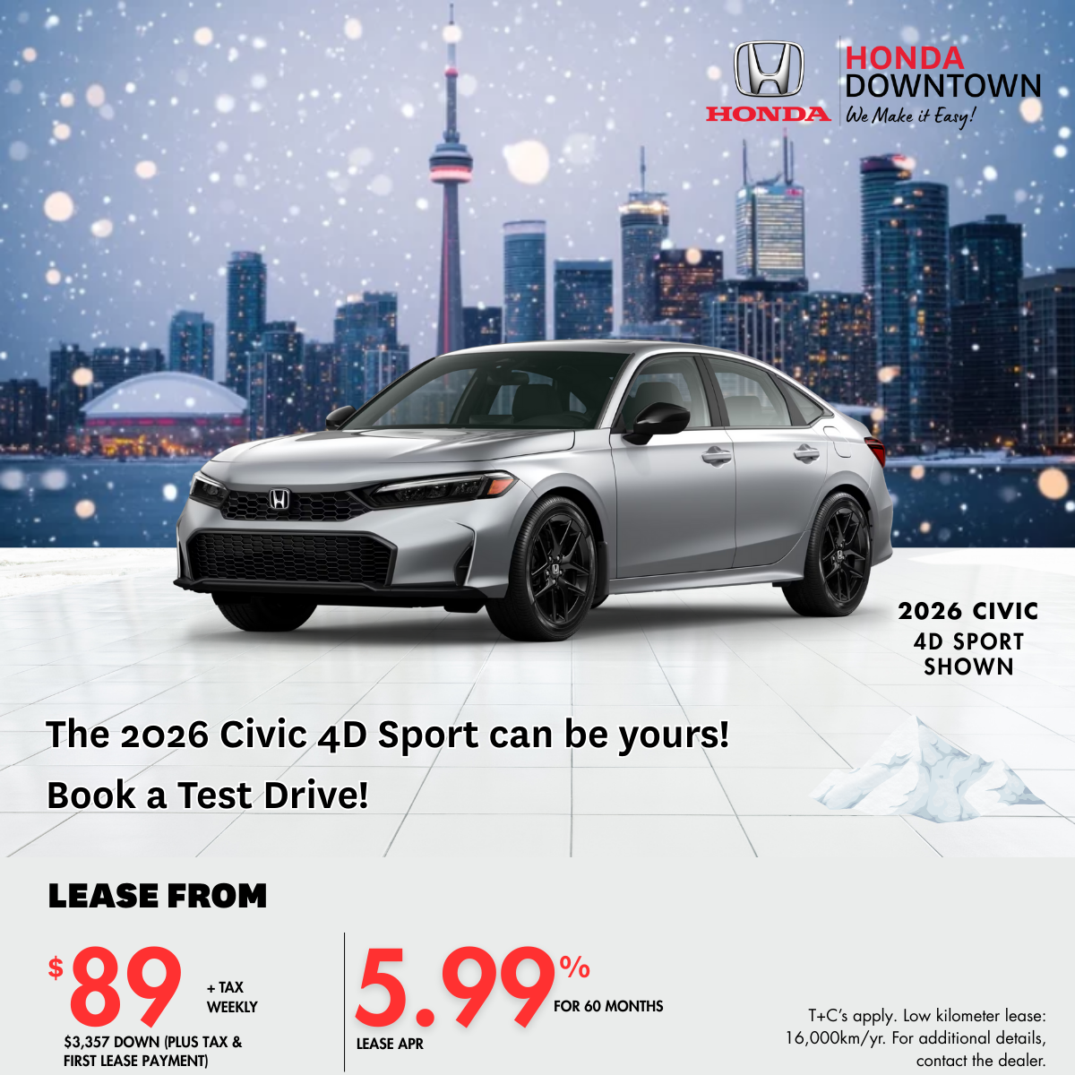 2026 Honda Civic 4D Sport 2026 Honda Civic 4D Sport